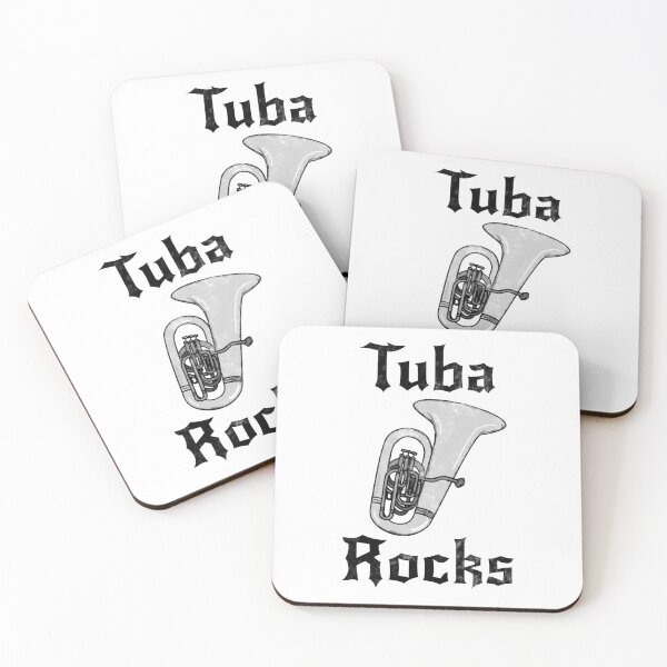 Item preview, Tuba Rocks, músico de metales de rock pesado tubaísta designed and sold by doodlerob.