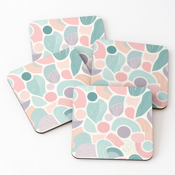 Item preview,  Abstract pastel pattern.  designed and sold by ShazellArt.