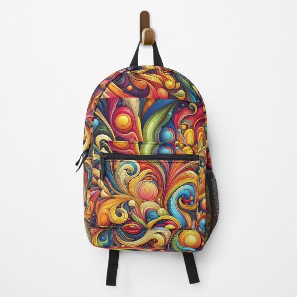 Item preview, Cosmic Dance of Hues Abstract Symphony in Swirls designed and sold by ArtComixHaven.