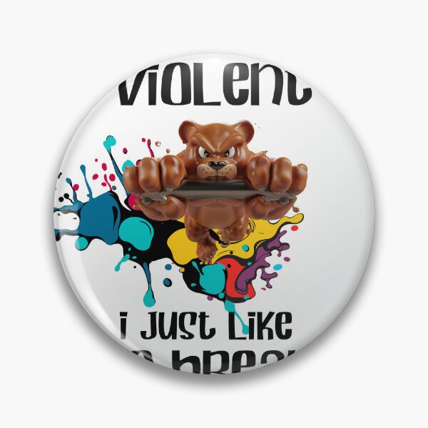 Item preview, I'm not violent but I like to break things! designed and sold by jean giosi.