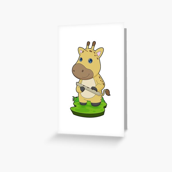 Item preview, Giraffe Musician Flute Music designed and sold by Snabdesign84.
