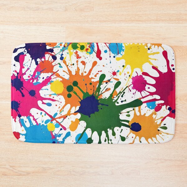 Item preview, Colorful Abstract Paint Splatter Background designed and sold by gallofoto.