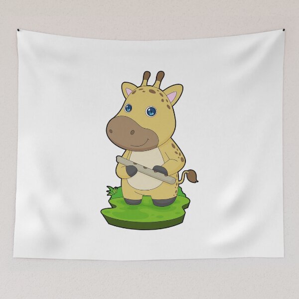 Item preview, Giraffe Musician Flute Music designed and sold by Snabdesign84.