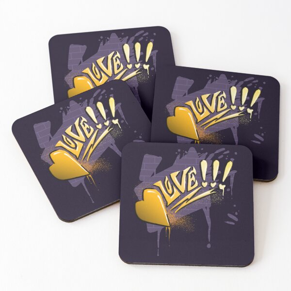Item preview, Graffiti Heart (Gold) designed and sold by AidanThomasArt.