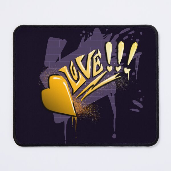 Item preview, Graffiti Heart (Gold) designed and sold by AidanThomasArt.