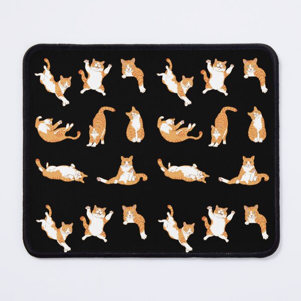 Item preview, Cute Orange Cat Set - Cute Postures Collection designed and sold by patternjp.