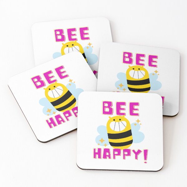 Item preview, Bee Happy Funny Cute designed and sold by ricricswert.