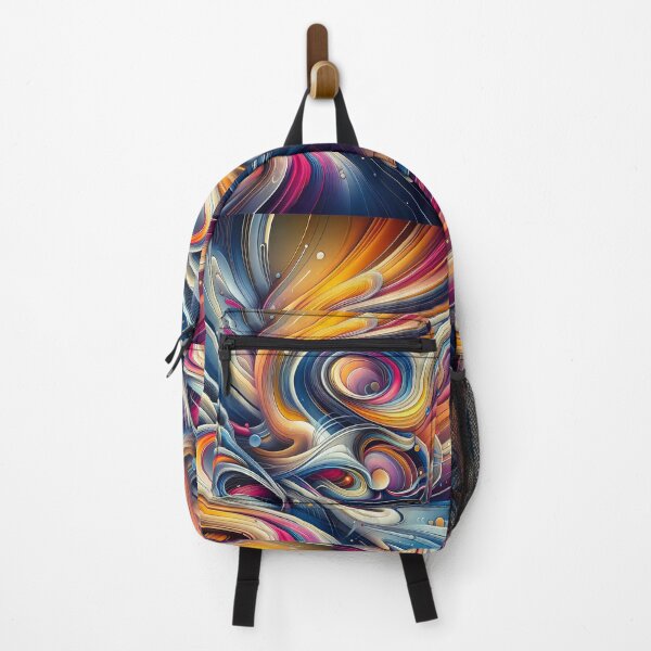 Item preview, Orbital Waves A Journey Through Abstract Colour Galaxies designed and sold by ArtComixHaven.