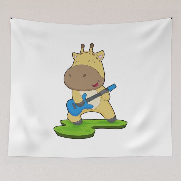 Item preview, Giraffe Musician Guitar Music designed and sold by Snabdesign84.