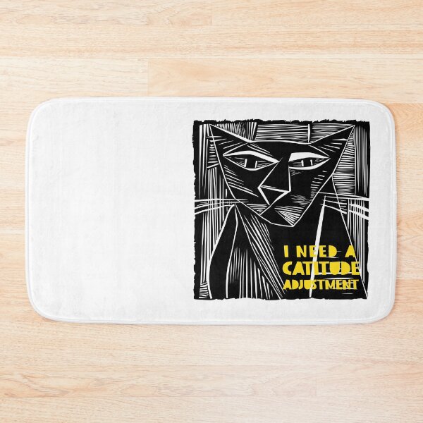 Item preview, Funny Cat I Need a Catitude Adjustment designed and sold by whyitsme.