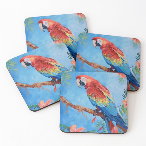 Item preview, Colorful Parrot Paradise designed and sold by cute-animals99.