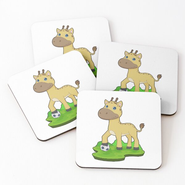 Item preview, Giraffe Soccer player Soccer designed and sold by Snabdesign84.