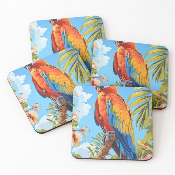 Item preview, Colorful Parrot Paradise designed and sold by cute-animals99.