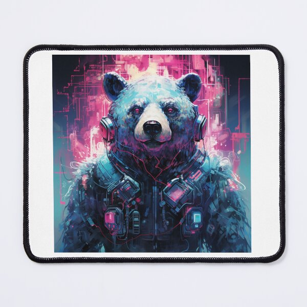Item preview, Cyber Bear // Bear // cyber animal // Robotic animal // AI designed and sold by SMARTKIT DESIGNAGENCY.
