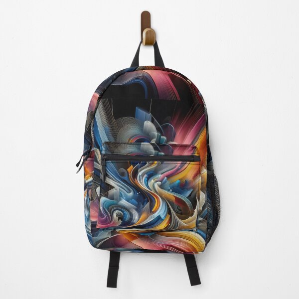 Item preview, Interstellar Whirl Abstract Orchestration of Galactic Waveforms designed and sold by ArtComixHaven.