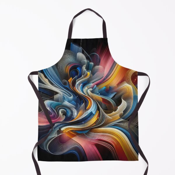Item preview, Interstellar Whirl Abstract Orchestration of Galactic Waveforms designed and sold by ArtComixHaven.