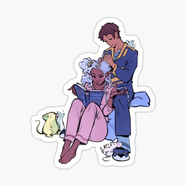 Item preview, Allura and Lance hanging out designed and sold by cisusnar.