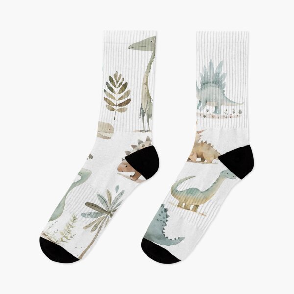 Item preview, Cute watercolor dinosaurs  designed and sold by Inktown.