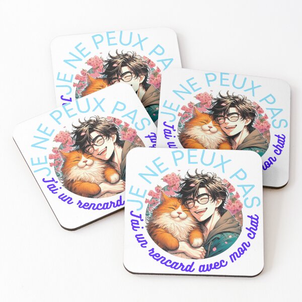 Item preview, I can't, date with my cat designed and sold by Krea-kassandra.