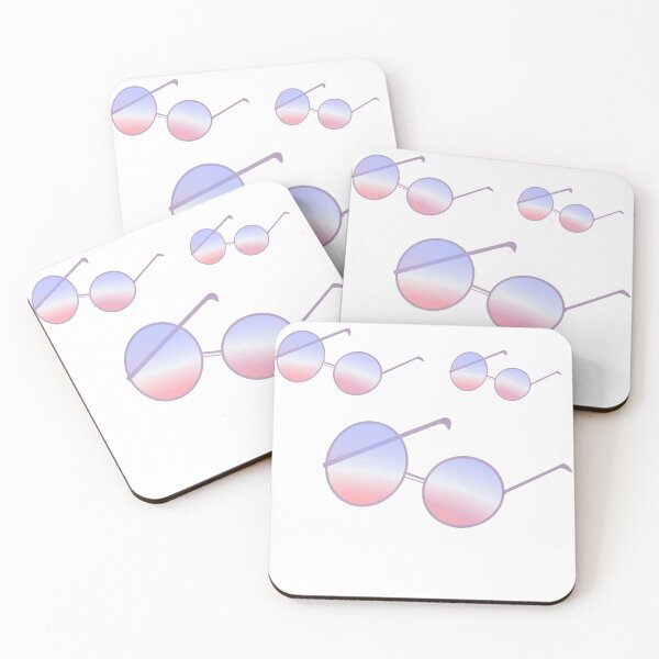 Item preview, Purple/Pink Sunglasses Stickers designed and sold by CelestialsArts shop.