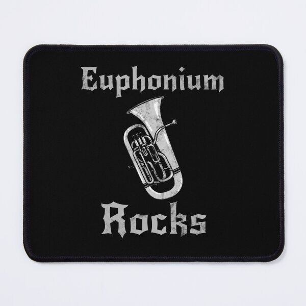 Item preview, Euphonium Rocks, Euphoniumist Heavy Rock Brass Musician designed and sold by doodlerob.