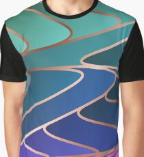 Modern Colorful Abstract Art Graphic T-Shirt