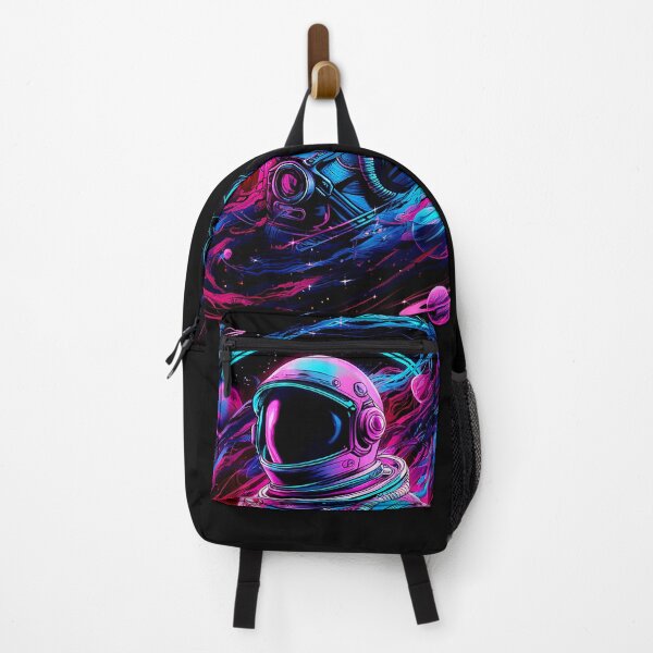 Item preview, Cosmic Neon Astronaut - Portrait In Magic Space designed and sold by karsad.