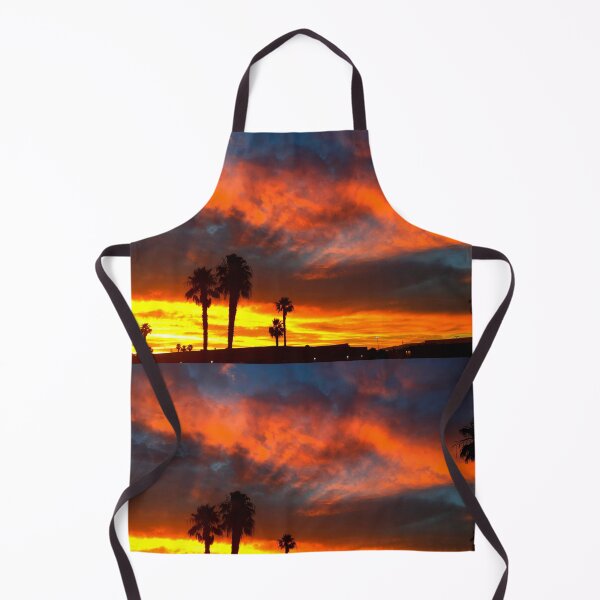 Item preview, Red hot Palm treesSunset landscape by Iritof designed and sold by iritof.