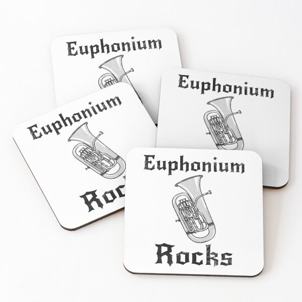 Item preview, Euphonium Rocks, Euphoniumist Heavy Rock Brass Musician designed and sold by doodlerob.