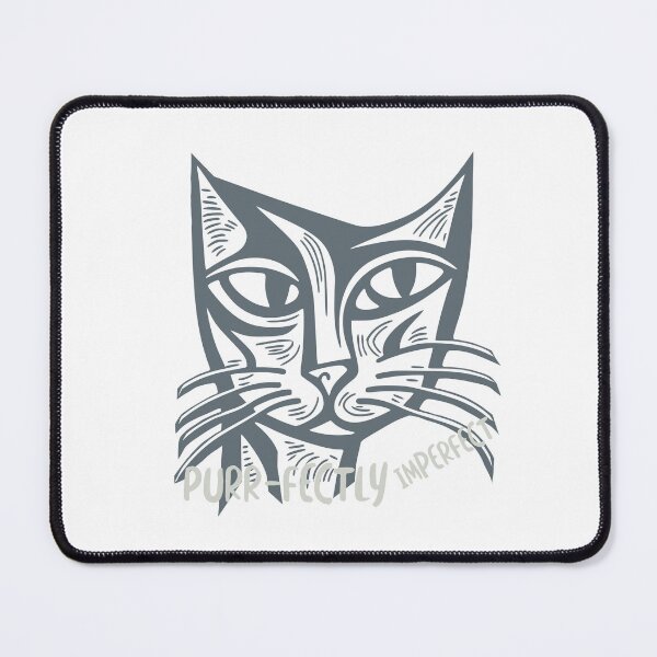 Item preview, Funny Cat Pun Purr-fectly Imperfect designed and sold by whyitsme.