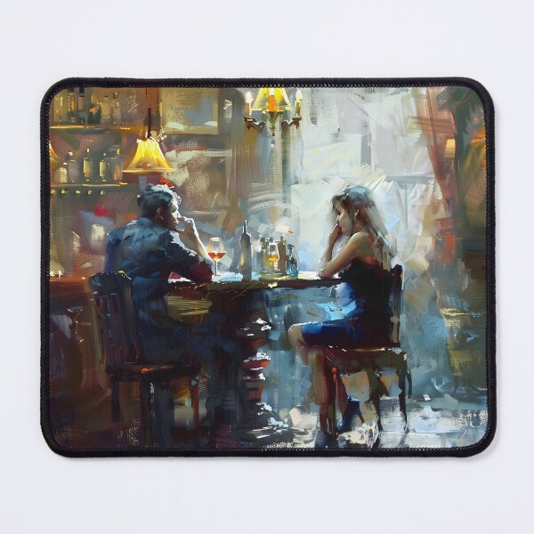 Item preview, Couple drinking in bar designed and sold by KarloCuki.