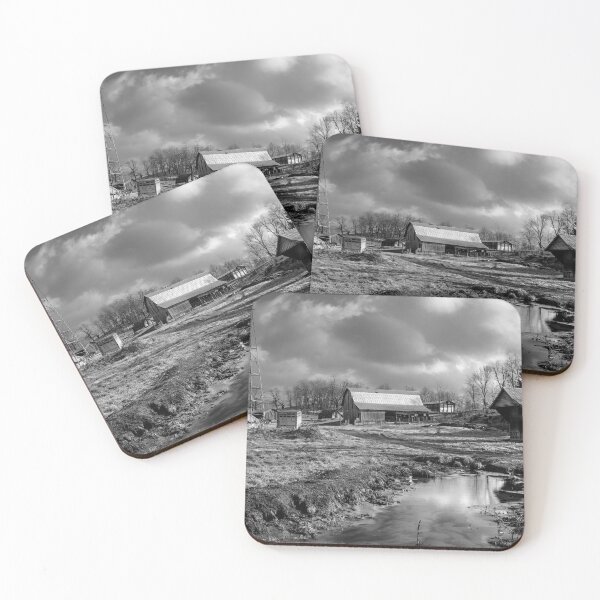 Item preview, Barnyard Reflections BW designed and sold by Jim Love.