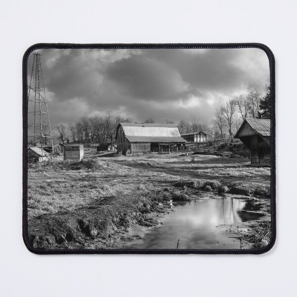 Item preview, Barnyard Reflections BW designed and sold by Jim Love.