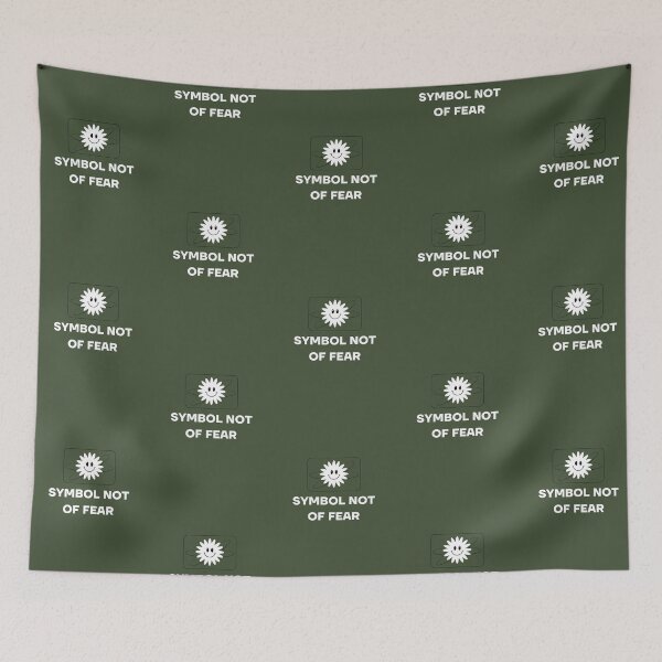 Item preview, Symbol not of Fear | Green Background designed and sold by RM-Journey.