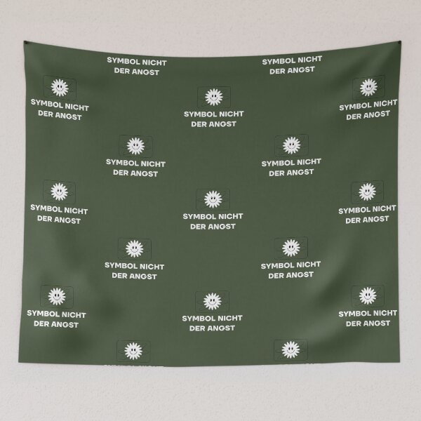Item preview, Symbol nicht der Angst | Green Background designed and sold by RM-Journey.