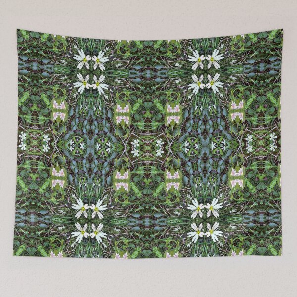 Item preview, Another Pattern from Chickweed Flowers+foliage+stems. designed and sold by Robin3DT.