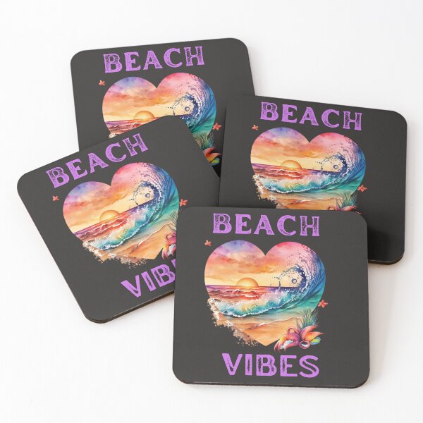 Item preview, Crashing Waves Heart Beach Vibes designed and sold by AlienOccupation.