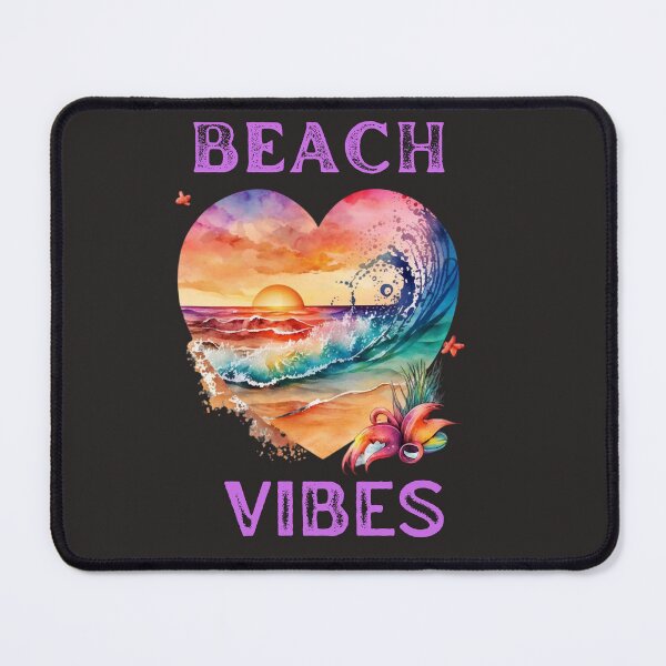 Item preview, Crashing Waves Heart Beach Vibes designed and sold by AlienOccupation.