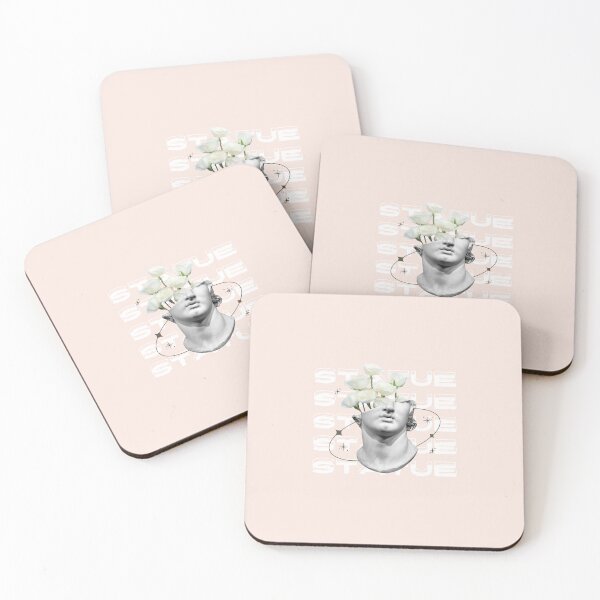 Item preview, Statue | Pastel Pink Background designed and sold by RM-Journey.