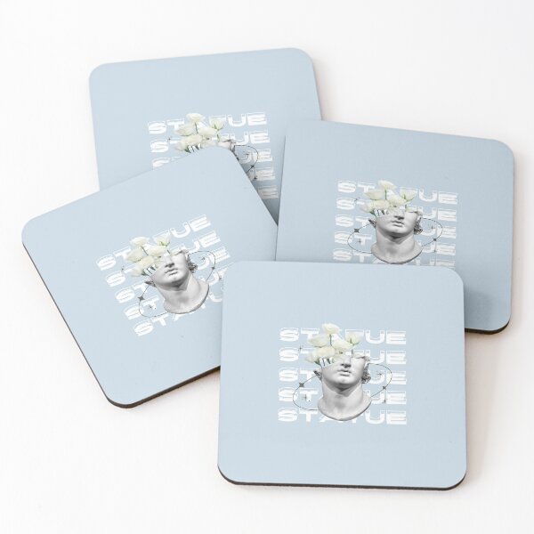 Item preview, Statue | Pastel Blue Background designed and sold by RM-Journey.