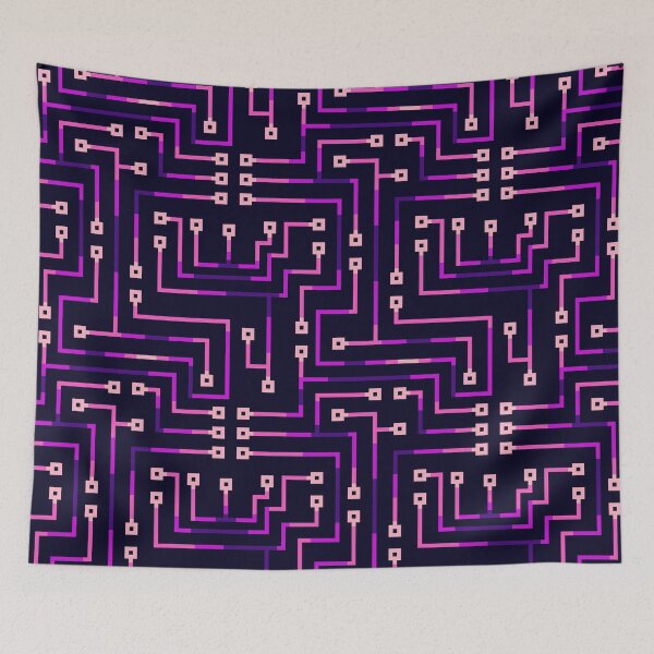 Item preview, Neon Purple Circuits designed and sold by The-Stellerium.