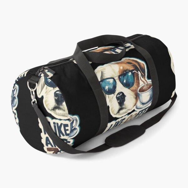Item preview, I LIKE COFFEE AND MAYBE 3 PEOPLE , GRUMPY COFFEE LOVER DOG designed and sold by justyna-s28.