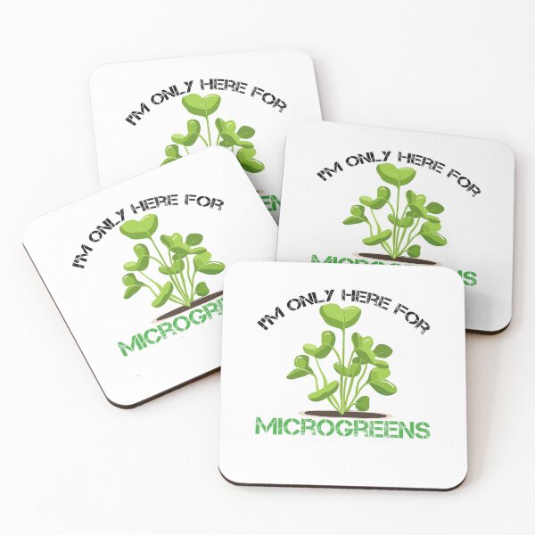 Item preview, I'm Only Here For Microgreens Funny Gardening designed and sold by SharpThreadZ.