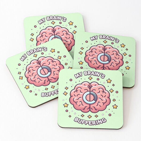 Item preview, My brain's buffering designed and sold by Vkinsify.