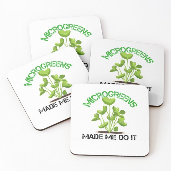 Item preview, Microgreens Made Me Do It Funny Farming designed and sold by SharpThreadZ.