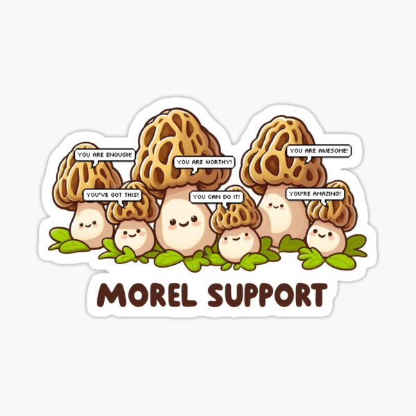 Item preview, Morel Support designed and sold by Vkinsify.