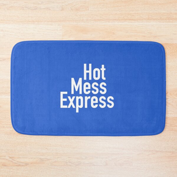 Item preview, Hot Mess Express Version Eight - Blue Background designed and sold by TeaLimeTwo.