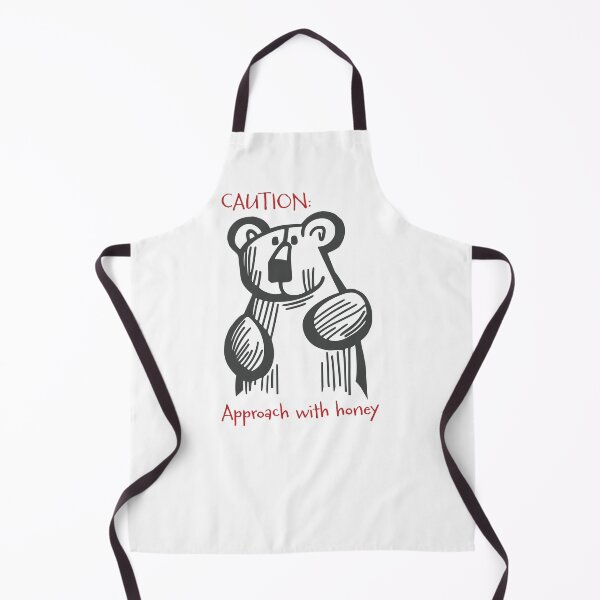 Item preview, Funny Bear Saying Caution Approach with Honey designed and sold by whyitsme.