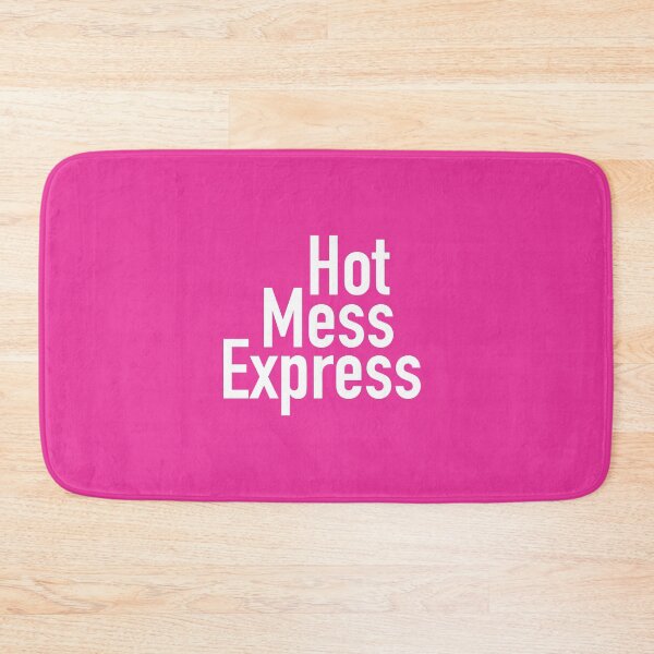 Item preview, Hot Mess Express Version Nine - Pink Background designed and sold by TeaLimeTwo.