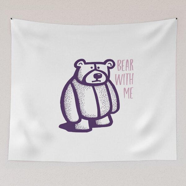 Item preview, Funny Bear Pun Bear with Me designed and sold by whyitsme.